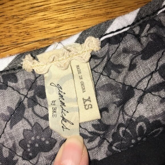 Gimmicks‎ by BKE Quilted cotton zip jacket size XS - Picture 2 of 7